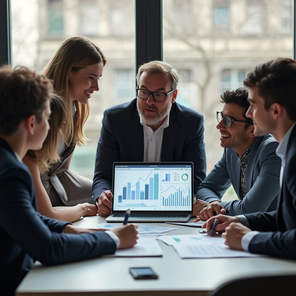 A central hub or network diagram with icons representing different types of sales knowledge (playbooks, videos, data) connected to it. This visualizes the unified platform.