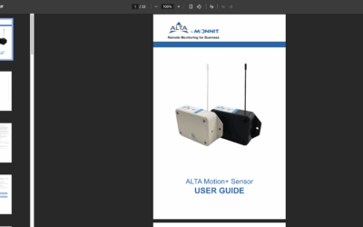 ALTA Motion+ Sensor User Guide