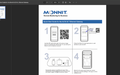Quick Start Guide for the ALTA XL Ethernet Gateway