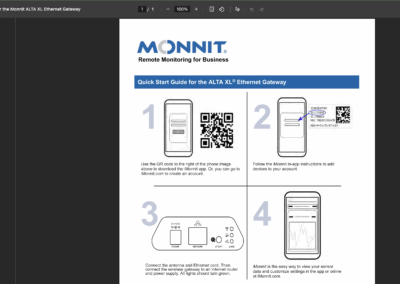 Quick Start Guide for the ALTA XL Ethernet Gateway