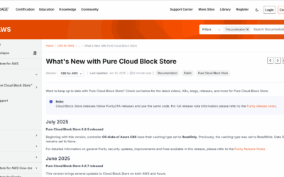 What’s New with Pure Cloud Block Store